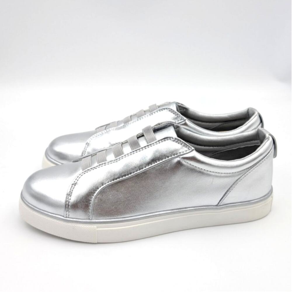 Reaction Kenneth Cole Bonnie Metallic Slip-On Sneaker Women’s Size US9M EU40 - Picture 2 of 8